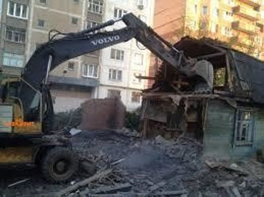 Снос, слом бетона, кирпича