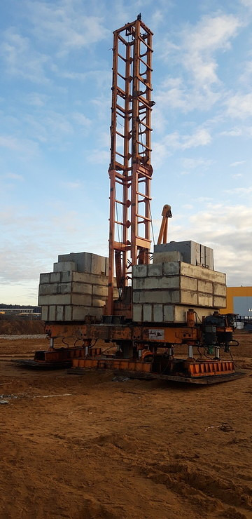 Сваевдавливающая установка BJY-300