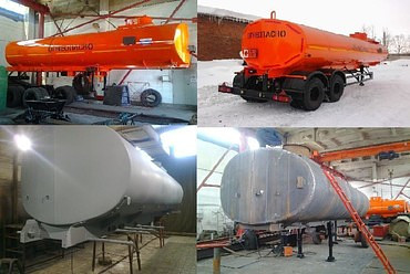 Цистерна (емкость, бочка) для топливозаправщиков