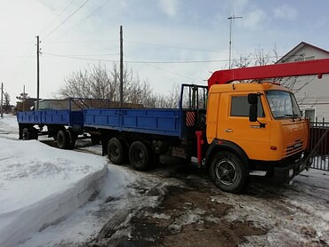 Камаз с прицепом