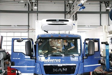 Ремонт и обслуживание грузовых автомобилей и автобусов марки MAN от официального диллера