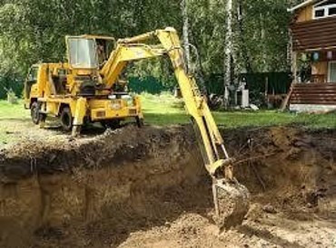 Копка котлованов,траншей и колодцев