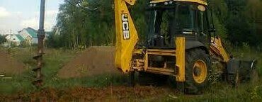 Бурение ям под столбы и опоры ЛЭП