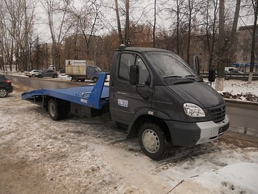 ГАЗ с ломаной платформой 33106