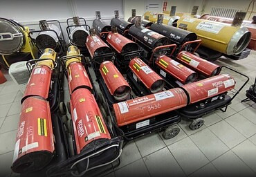 Газовый, дизель, электрообогреватель