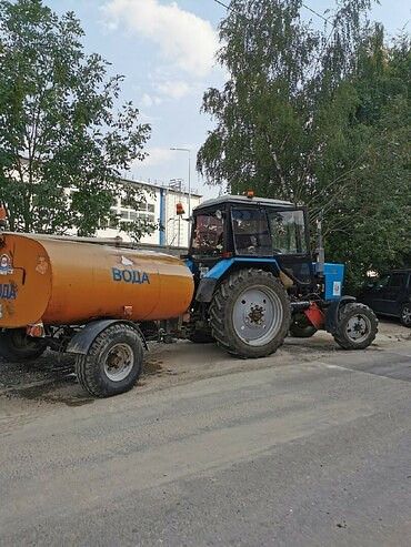 МТЗ-82 щетка, отвал, бочка