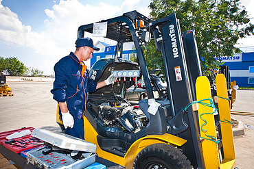 Ремонт погрузчиков и штабелеров Komatsu, Toyota, Sumitomo, MERLO