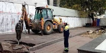 Демонтаж асфальта и бетона