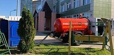 Откачка канализации, септиков, сливных ям
