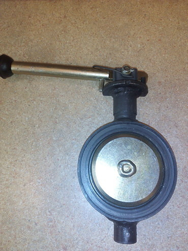 Бензовоз, Затвор поворотный дисковый для бензовозов