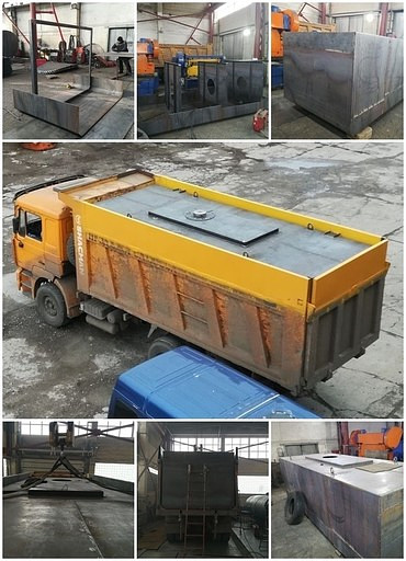 Изготавливаем ёмкости в кузов самосвала