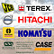 Запчасти для экскаваторов-погрузчиков Hyundai, Komatsu, JCB и других