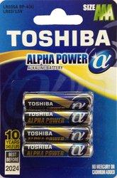 Батарейка, элемент питания TOSHIBA ALPHA POWER LR03GAFI BP-4S LR03 BL4