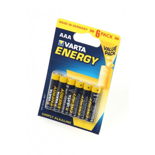 VARTA ENERGY 4103 LR03 BL6, элемент питания, батарейка