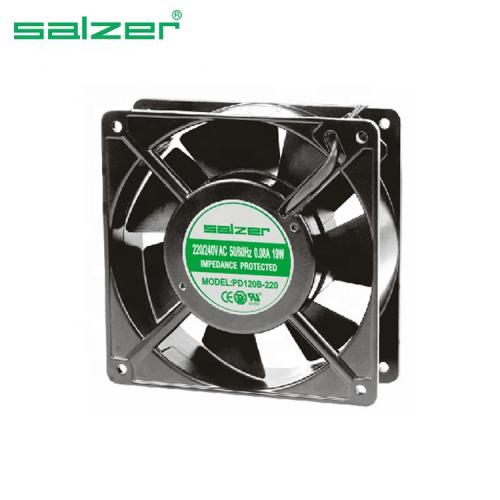 Вентилятор Salzer PD120B/S220-240V, вентилятор 220В, 120х120х38мм, подшипник качения, выводы- терминал