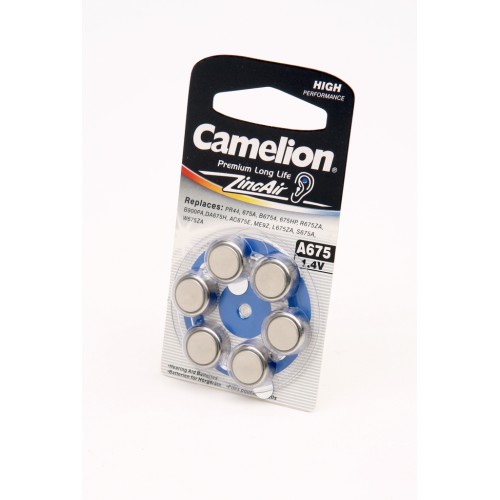 Элемент питания Camelion A675-BP6 BL6