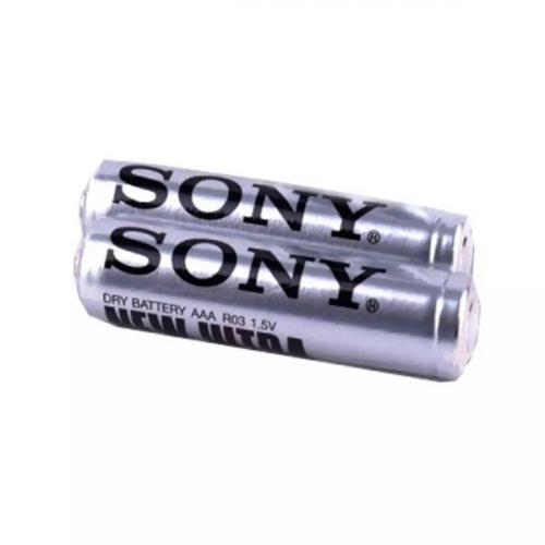 R03 SONY NEW ULTRA, элемент питания, батарейка размера AAA, напряжение 1,5 В, солевой, 2 шт. в плёнке