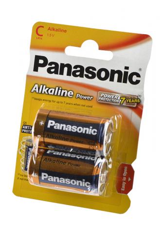 Panasonic Alkaline Power LR14APB/2BP LR14 BL2