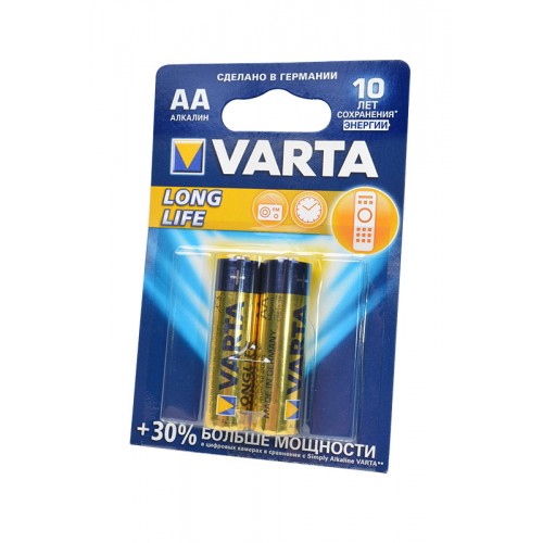 VARTA LONGLIFE 4106 LR6 BL2, элемент питания, батарейка