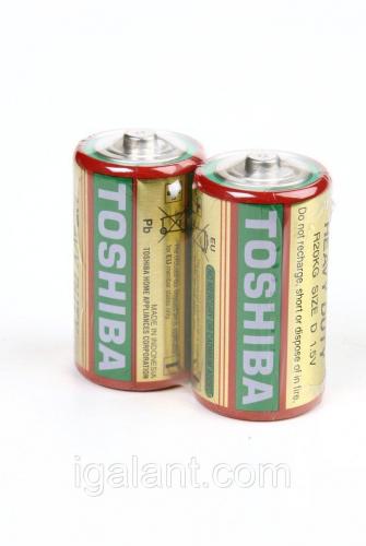 Батарейка, элемент питания R14 KG TOSHIBA 2/shrink