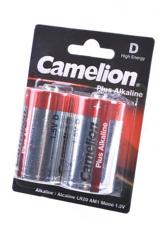 Camelion Plus Alkaline LR20-BP2 LR20 BL2, элемент питания, батарейка