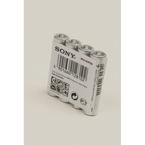 Элемент питания SONY NEW ULTRA R03-NUP4A R03 SR4, в упаковке 40 штук