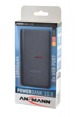 ANSMANN 1700-0067 Powerbank 10800мАч в комплекте с шнуром USB-microUSB BL1