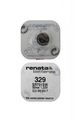 RENATA SR731SW   329 (0%Hg), в упак 10 шт