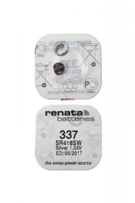 RENATA SR416SW   337 (0%Hg), в упак 10 шт