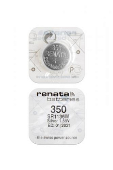 RENATA SR1136W   350 (0%Hg), в упак 10 шт
