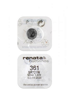 RENATA SR721W     361 (0%Hg), в упак 10 шт