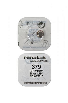 RENATA SR521SW  379 (0%Hg), в упак 10 шт