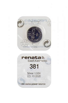 RENATA SR1120S    381 (0%Hg), в упак 10 шт