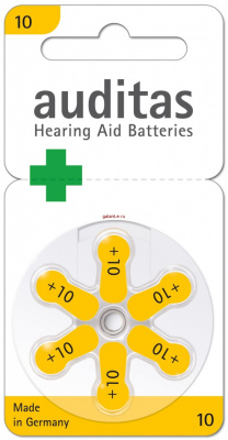 Элемент питания auditas 10 BL6 (p10, PR 70)