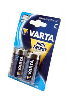 VARTA HIGH ENERGY/LONGLIFE POWER 4914 LR14 BL2, элемент питания, батарейка