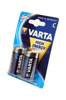 VARTA HIGH ENERGY/LONGLIFE POWER 4914 LR14 BL2, элемент питания, батарейка