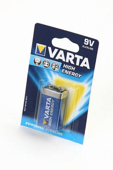 VARTA HIGH ENERGY/LONGLIFE POWER 4922 6LR61 BL1, элемент питания, батарейка
