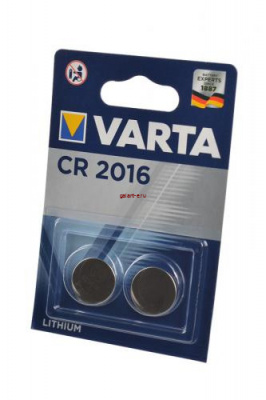 VARTA CR2016  6016 BL2, элемент питания, батарейка
