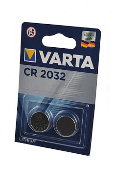 VARTA CR2032  6032 BL2, элемент питания, батарейка