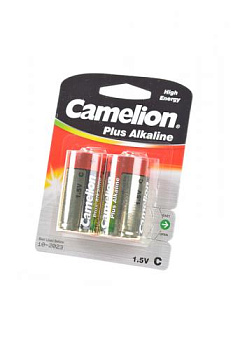 Camelion Plus Alkaline LR14-BP2 LR14 BL2, элемент питания, батарейка