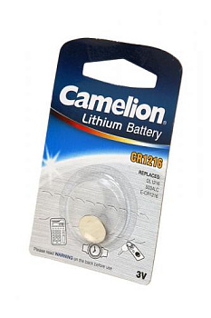 Camelion CR1216-BP1 CR1216 BL1, элемент питания, батарейка