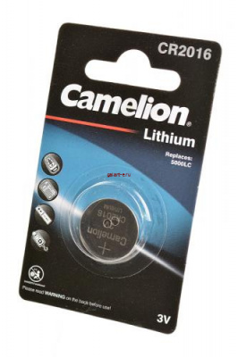 Camelion CR2016-BP1 CR2016 BL1, элемент питания, батарейка
