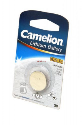 Camelion CR2032-BP1 CR2032 BL1, элемент питания, батарейка