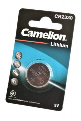 Camelion CR2330-BP1 CR2330 BL1, элемент питания, батарейка