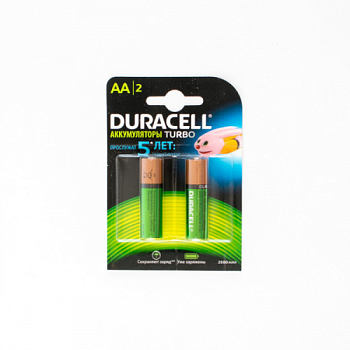 2500mAh аккумулятор AA Duracell Ni-Mh 4/card предзаряженный