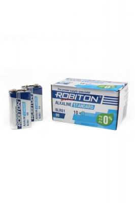 ROBITON STANDARD 6LR61 9V BULK10, в упак 10 шт