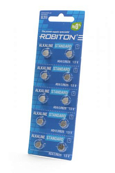 ROBITON STANDARD R-AG4-0-BL10 (0% Hg) AG4 LR626 377 LR66 BL10