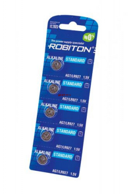 ROBITON STANDARD R-AG7-0-BL5 (0% Hg) AG7 LR926 399 LR57 BL5