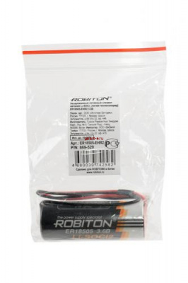 ROBITON ER18505-EHR2 LSC3600-18505-3.6V с коннектором PK1