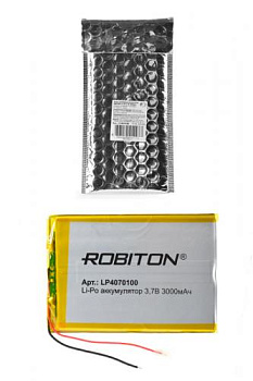ROBITON LP4070100 3.7В 3000мАч PK1